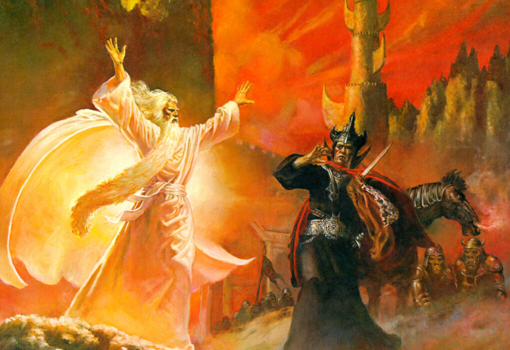 Bocca di Sauron Gandalf e la Bocca di Sauron, di Douglas Beekman
