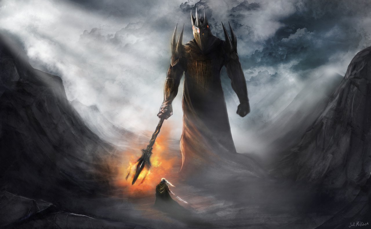 Morgoth e Fingolfin, di Joel Kilpatrick