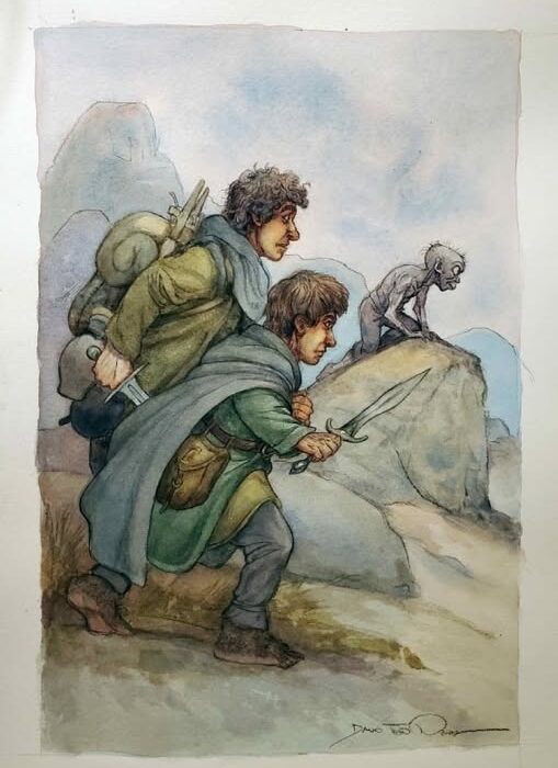 Brani dalle Lettere - Sam e Gollum Frodo, Sam e Gollum, di Dave Wenzel