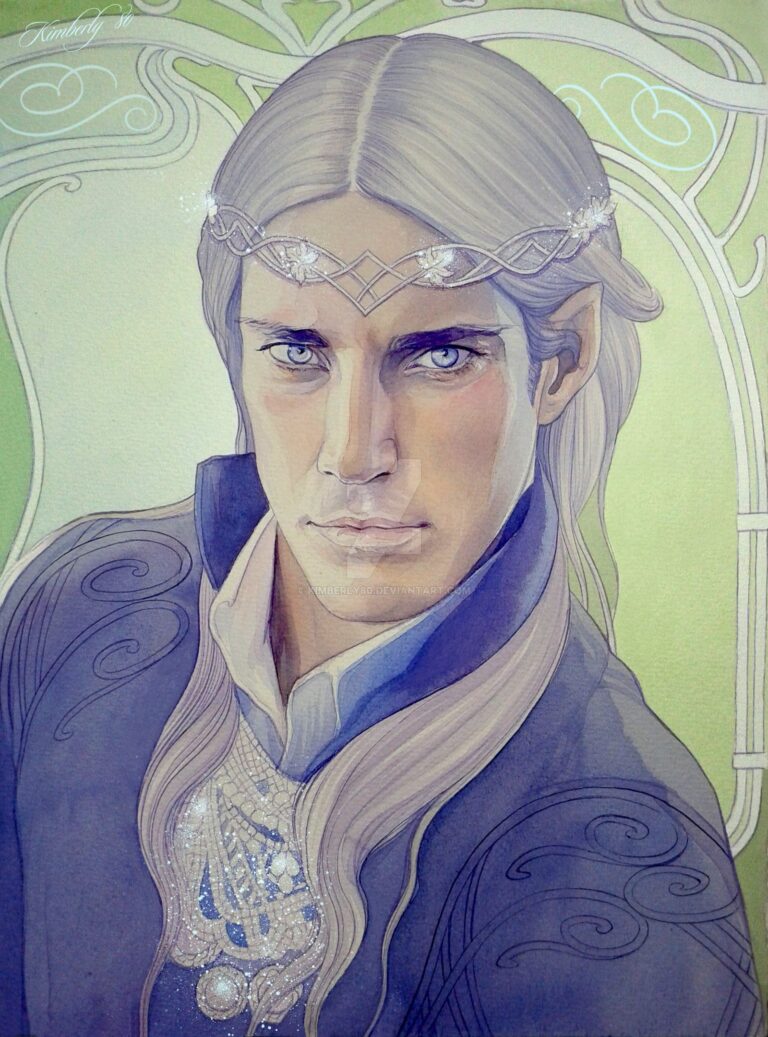 Thingol con la Nauglamír, di Kimberly