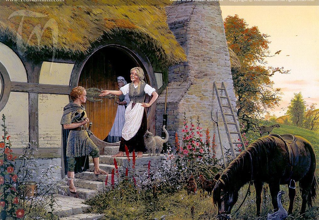 Brani dalle Lettere - Sam è il vero successore di Bilbo Sam e Rosie Cotton, di Ted Nasmith