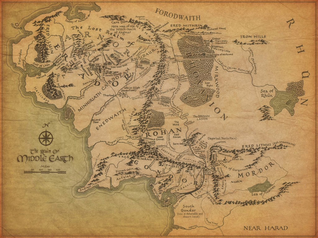 Mappa della Terra di Mezzo