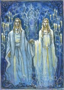 Lord Celeborn e Lady Galadriel, di Soni Alcorn-Hender