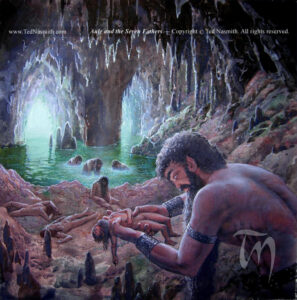 Aulë e i Sette Padri, di Ted Nasmith