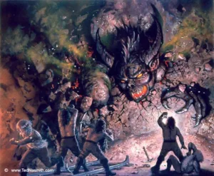 I Nani scavarono troppo a fondo, di Ted Nasmith