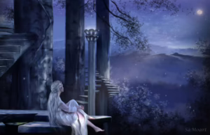 Moonlight in Caras Galadhon, di Sara M. Morello