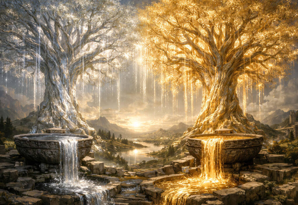 Telperion e Laurelin di bogi380