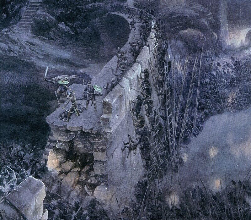 La Battaglia del Fosso di Helm, di Alan Lee
