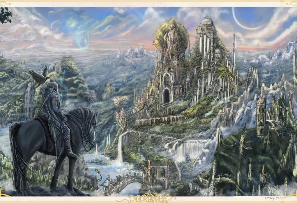 Entrando nel Doriath, di Anna Jäger-Hauer