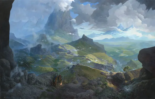Le sorgenti dell'Anduin, di Paul Raymond Gregory