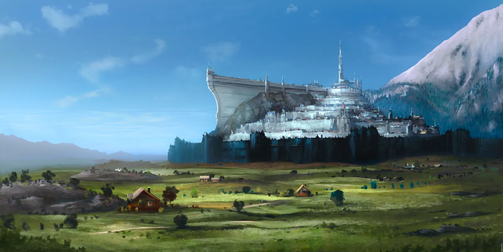 Minas Tirith, di Ralph Damiani