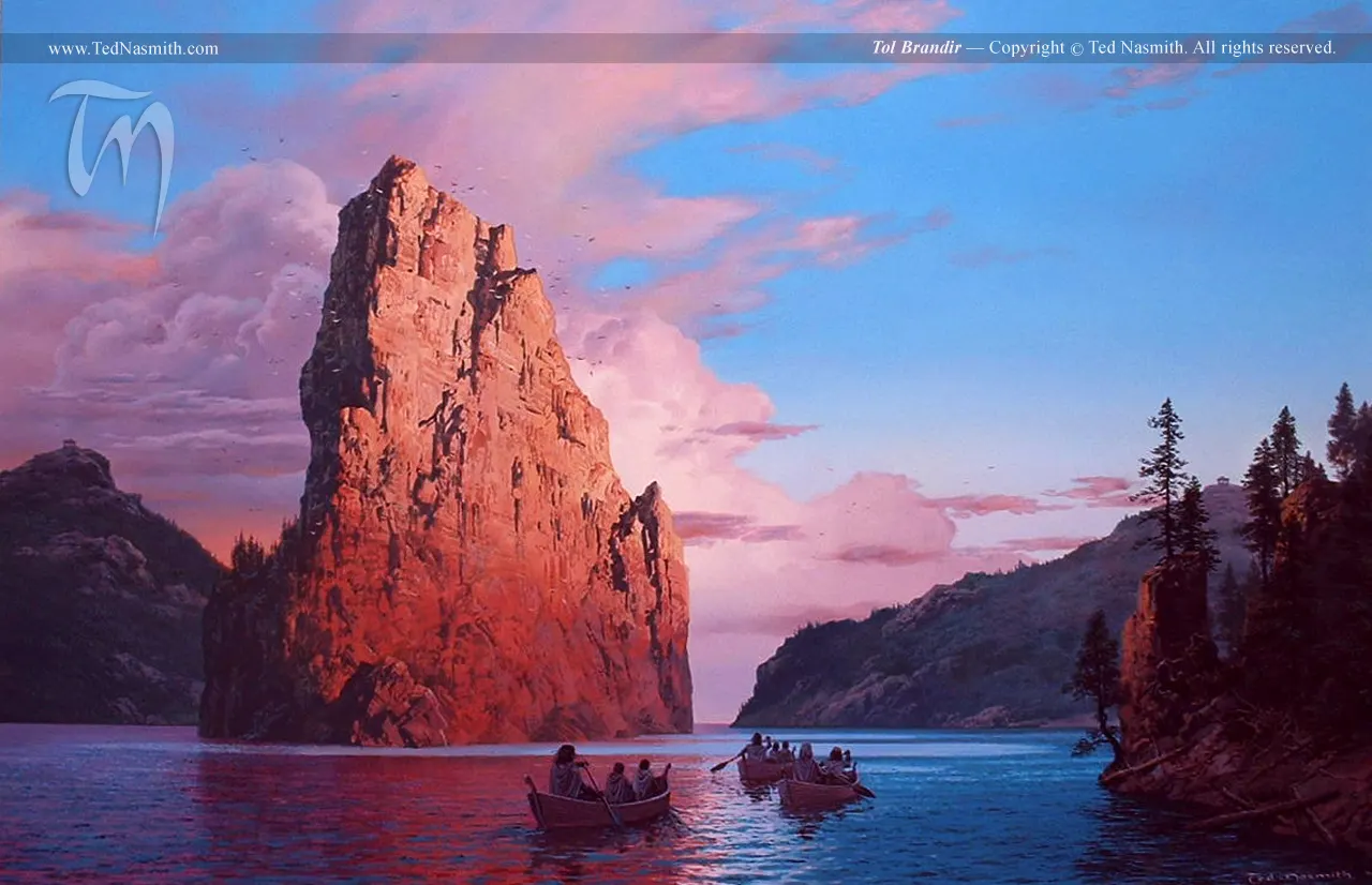 Tol Brandir, di Ted Nasmith