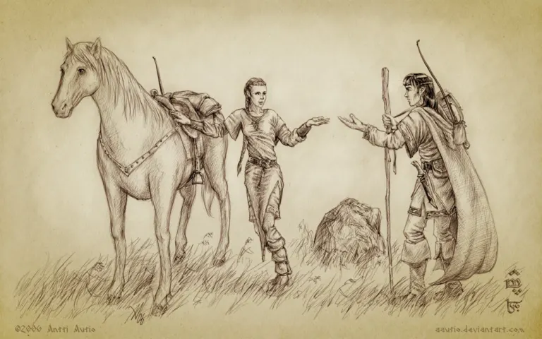 L'incontro tra Fëanor e Nerdanel, di Antti Autio