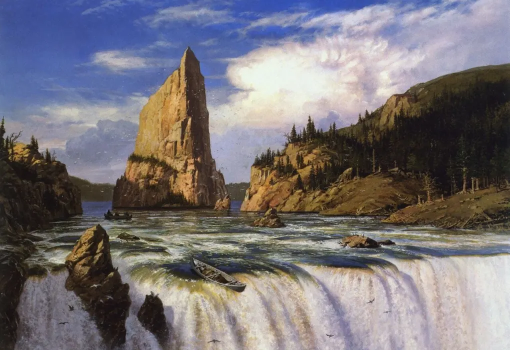 Alle cascate, di Ted Nasmith